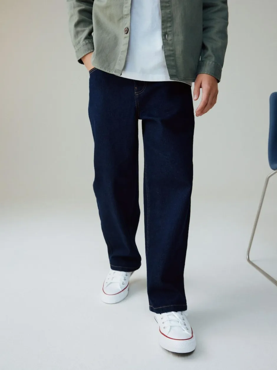 Next Denim Rinse Wide Fit Authentic Jeans (3-16yrs) Sale