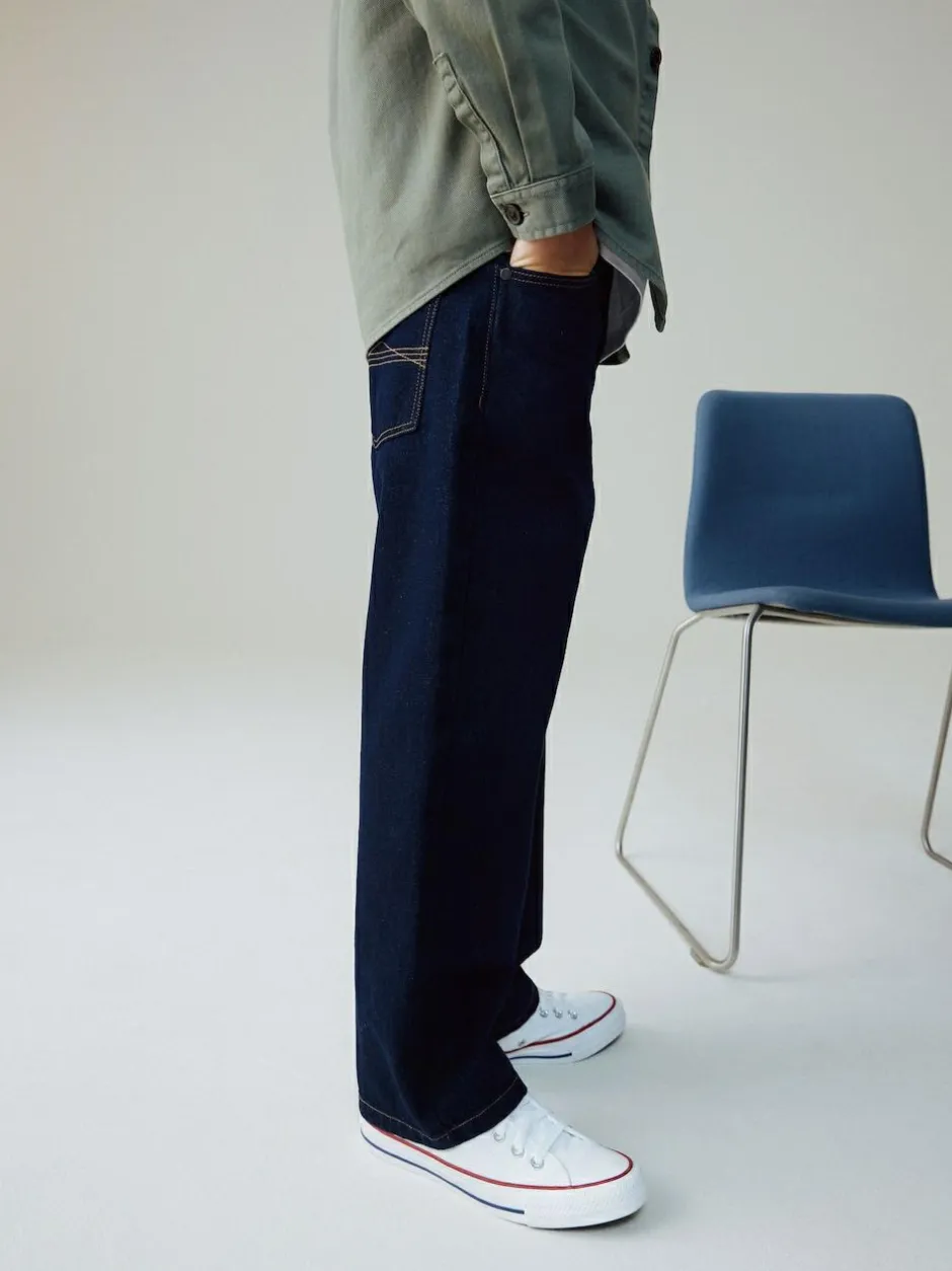 Next Denim Rinse Wide Fit Authentic Jeans (3-16yrs) Sale