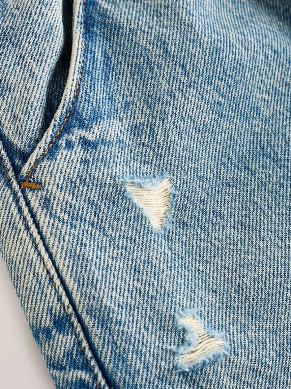 Next Pull On Barrel Jeans (3-16yrs) Denim Tint Best
