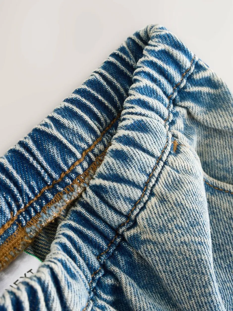 Next Pull On Barrel Jeans (3-16yrs) Denim Tint Best