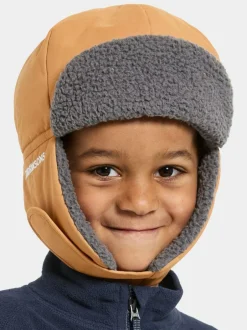 Didriksons Biggles Waterproof Kids Hat Brown Best