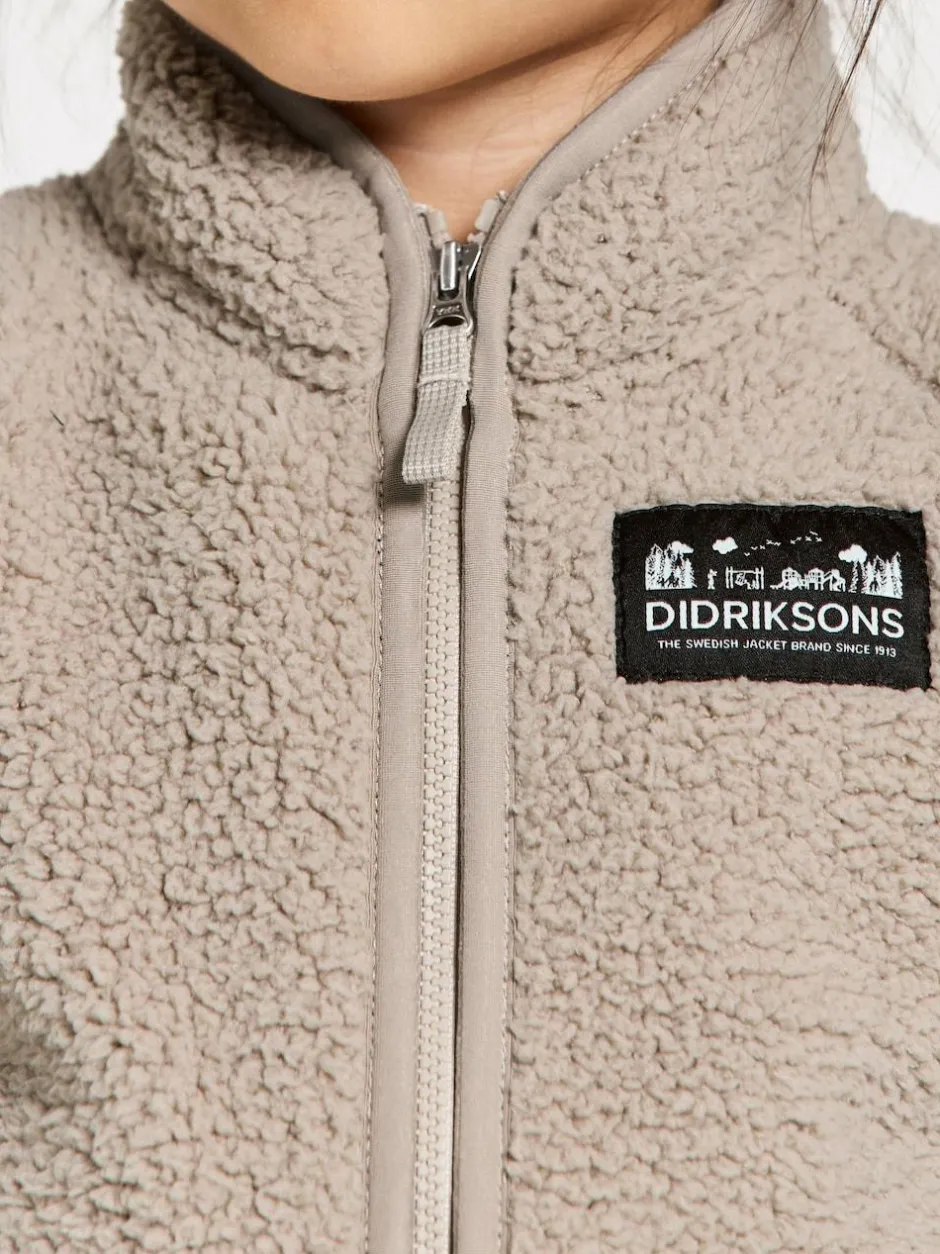 Didriksons Gibbs Kids Fleece Brown New