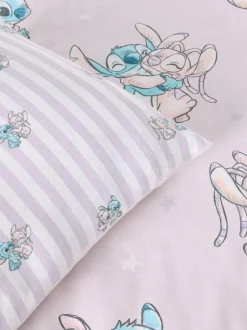 Next Disney Lilo and Stitch Supersoft 100% Brushed Cotton Duvet Cover and Pillowcase Set Clearance
