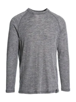 DLX Grey Male Grey Wexler Merino Base Layer Top Online