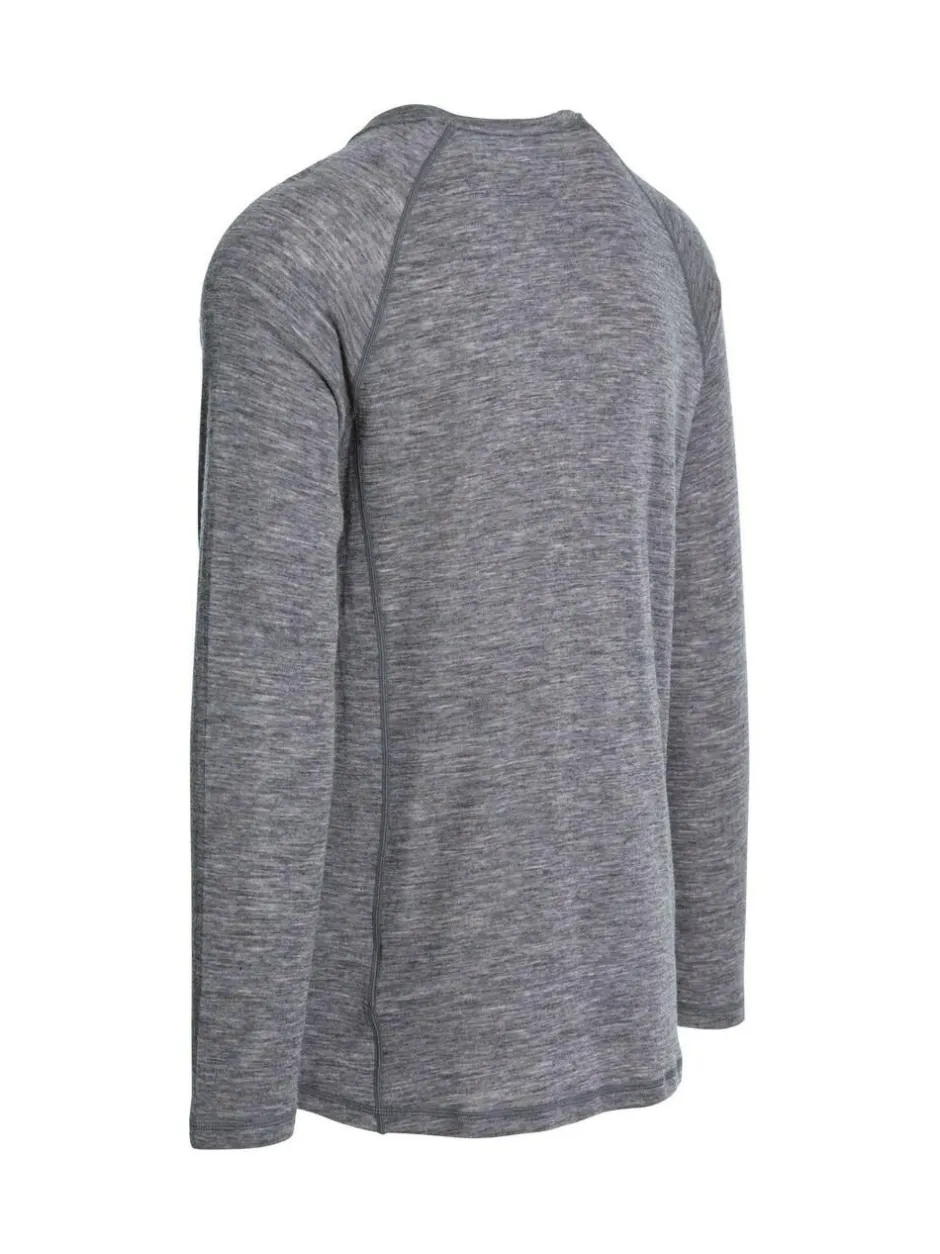 DLX Grey Male Grey Wexler Merino Base Layer Top Online