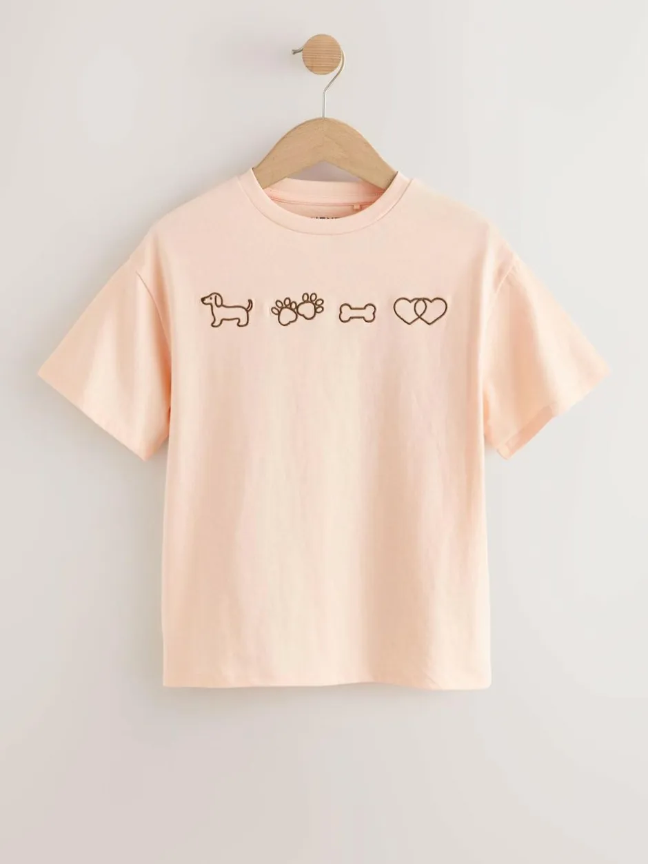 Next Dog Graphic Oversized T-Shirts 4 Pack (3-16yrs)