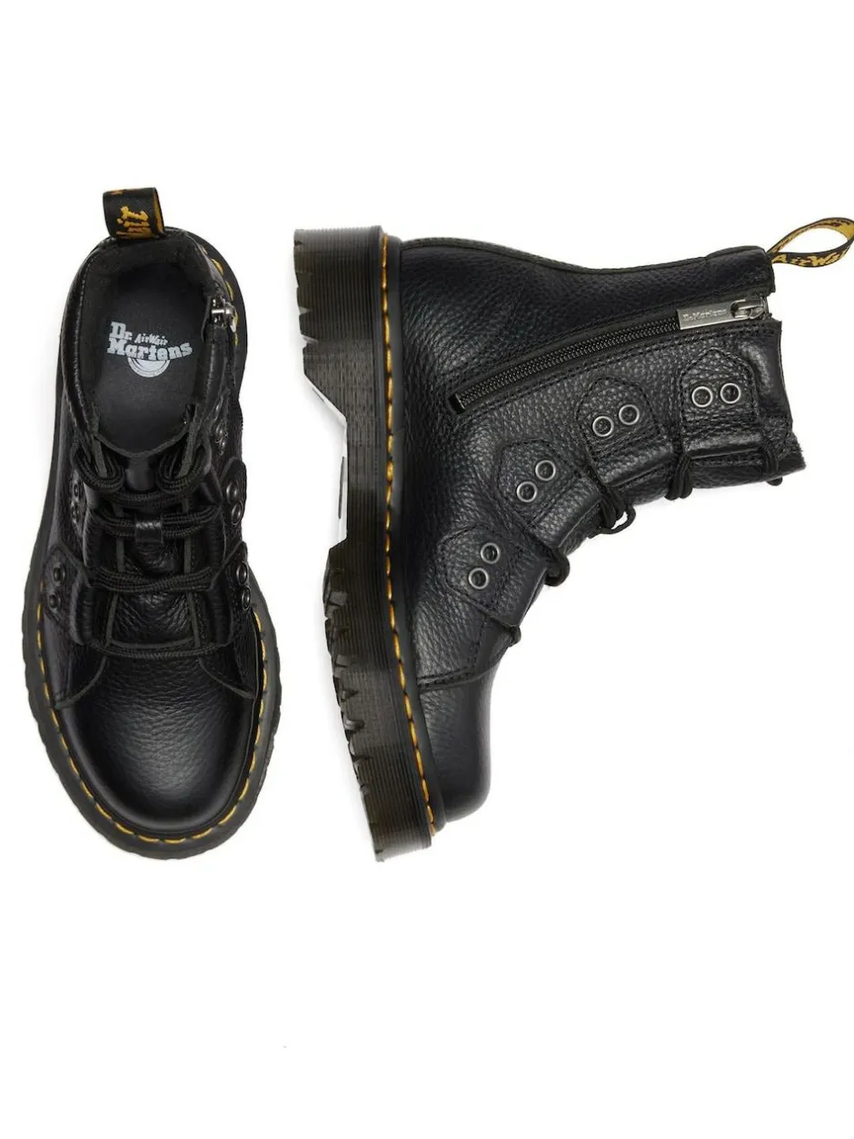 Dr. Martens Black 1460 Bex Ltt Milled Nappa Boots Discount