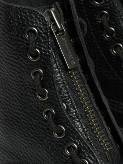 Dr. Martens Black Sinclair Milled Nappa Leather Boots Outlet