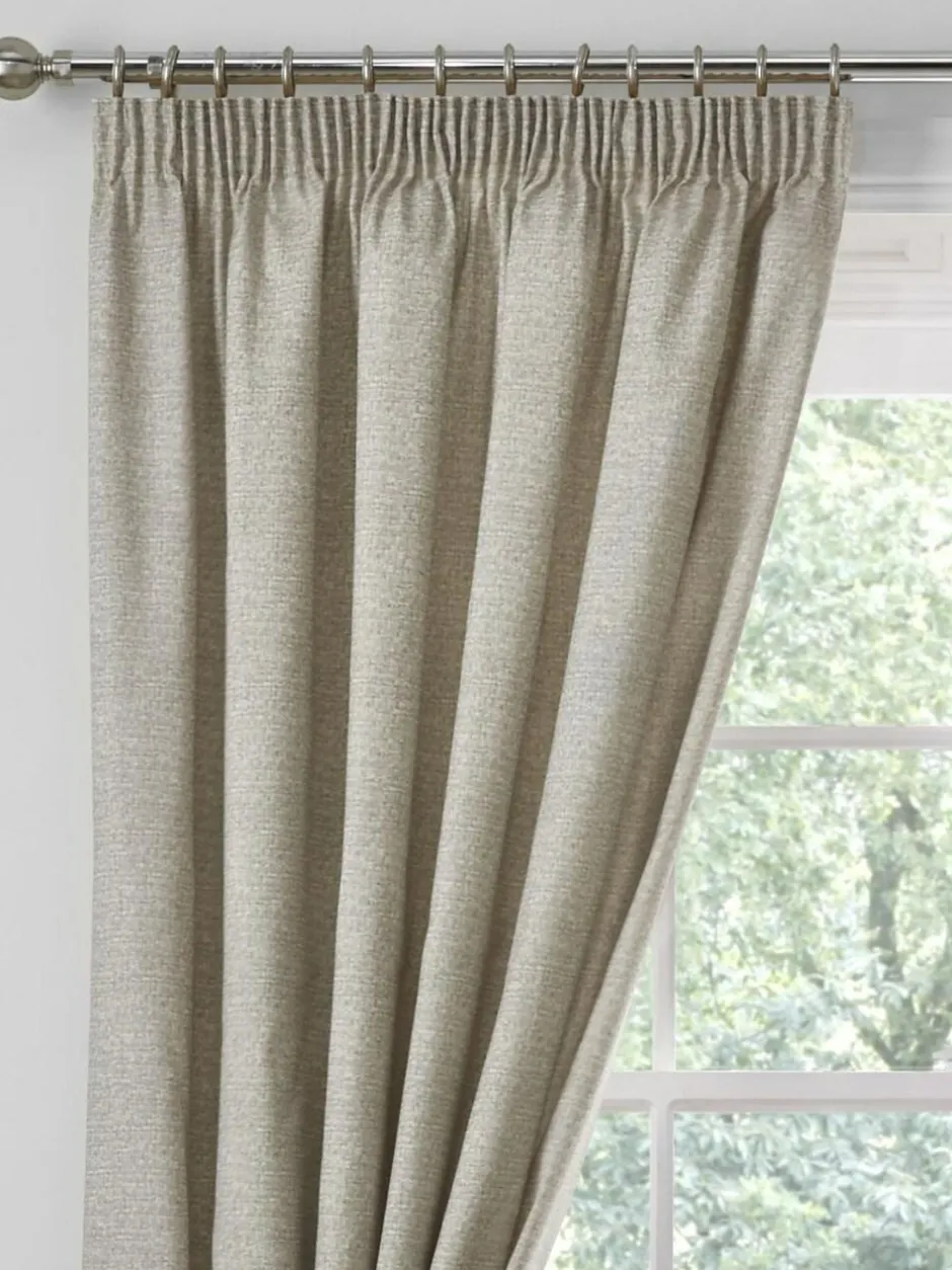 Dreams & Drapes Natural Pembrey Super Thermal Pencil Pleat Curtains Outlet