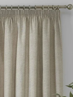 Dreams & Drapes Natural Pembrey Super Thermal Pencil Pleat Curtains Outlet