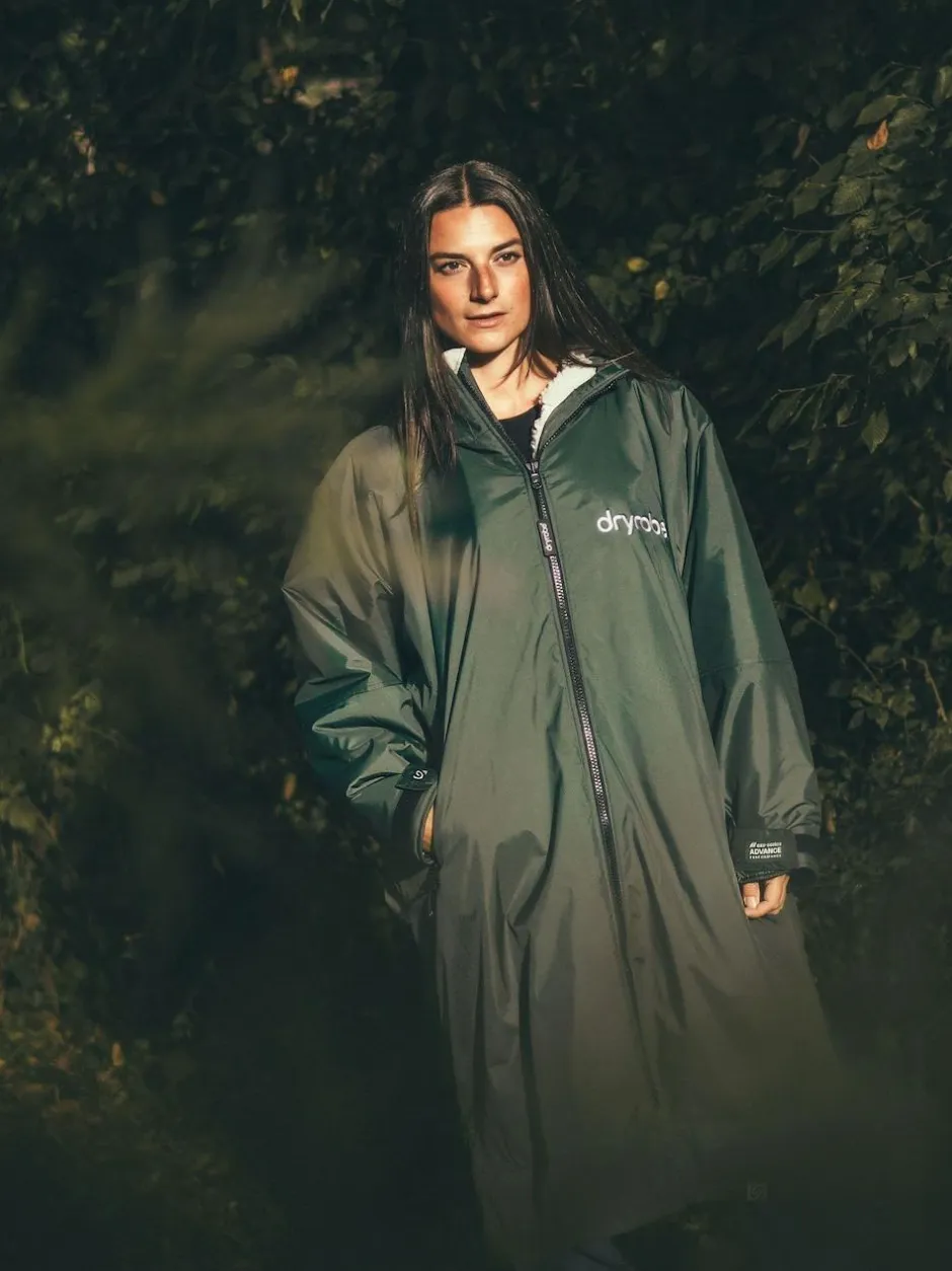 dryrobe Green Advance Adult Long Sleeve Changing Robe Clearance