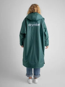 dryrobe Green Advance Adult Long Sleeve Changing Robe Clearance