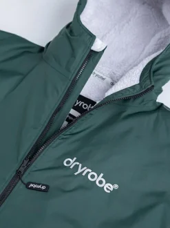 dryrobe Green Advance Adult Long Sleeve Changing Robe Clearance