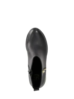 Dune London Black Everyone Side Zip Wedge Sport Trainers Discount