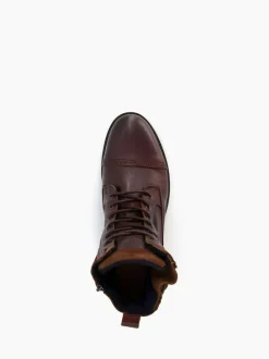 Dune London Call Casual Buckle Detail Ankle Boots Brown New
