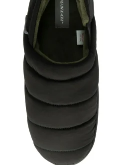 Dunlop Nylon Full Slippers Black Sale