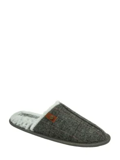 Dunlop Closed Toe Mens Mule Slippers Grey Online