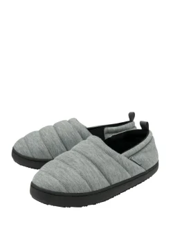 Dunlop Nylon Full Slippers Grey Sale