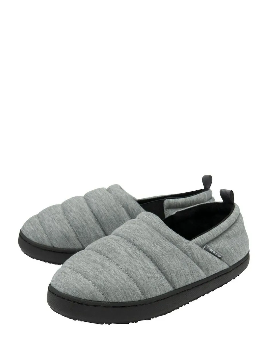 Dunlop Nylon Full Slippers Grey Sale