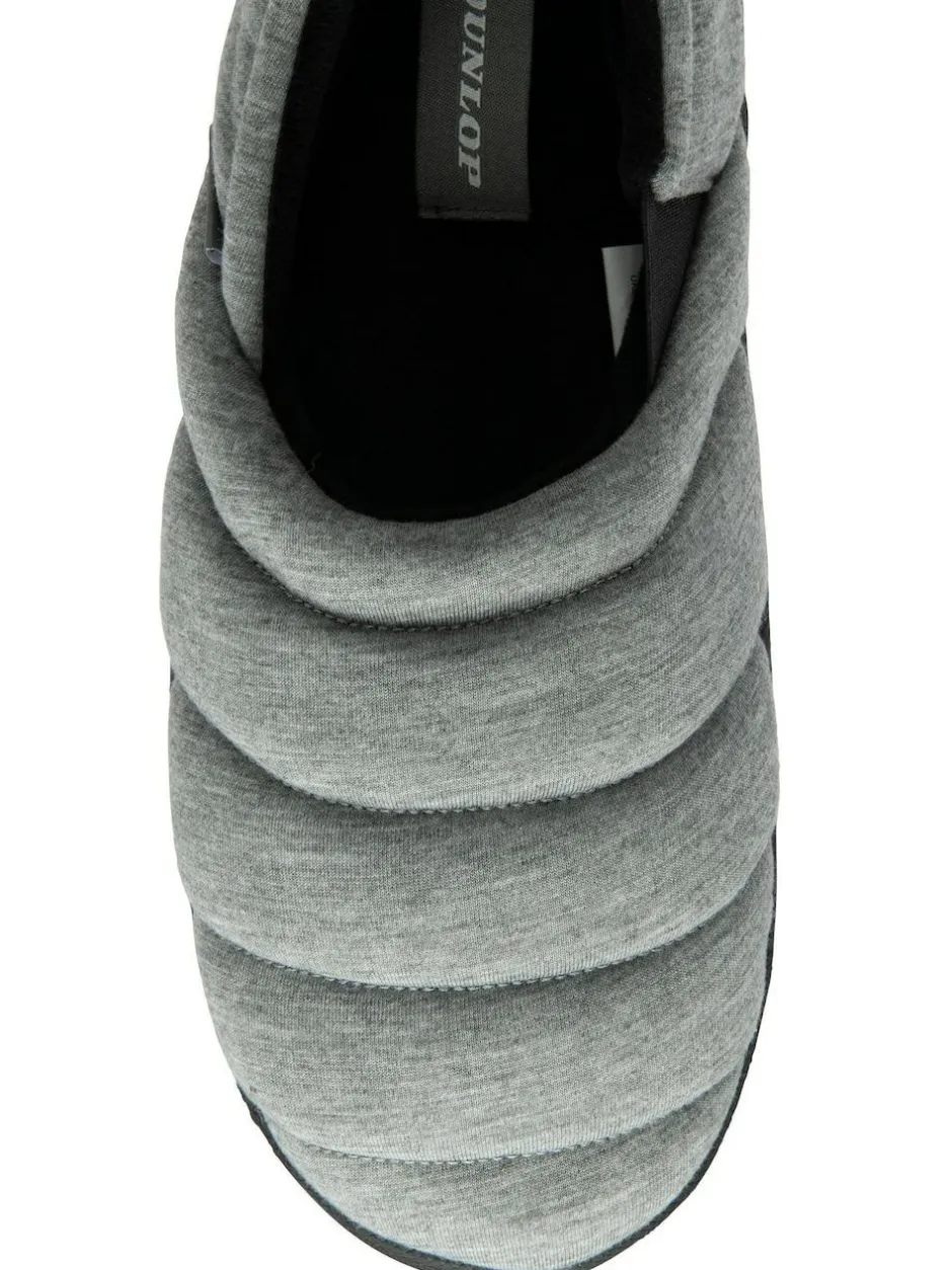 Dunlop Nylon Full Slippers Grey Sale