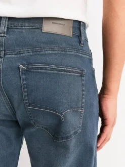 Next Dusky Blue Regular Tapered Fit Motionflex Jeans New