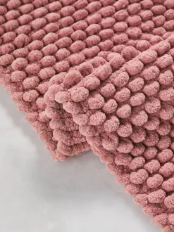 Next Dusky Pink Giant Bobble Bath Mat