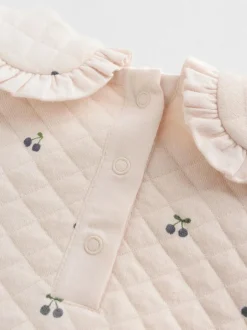 Next Ecru Baby Quilted Sweatshirt and Trousers Set 2 Piece (0mths-2yrs) Hot
