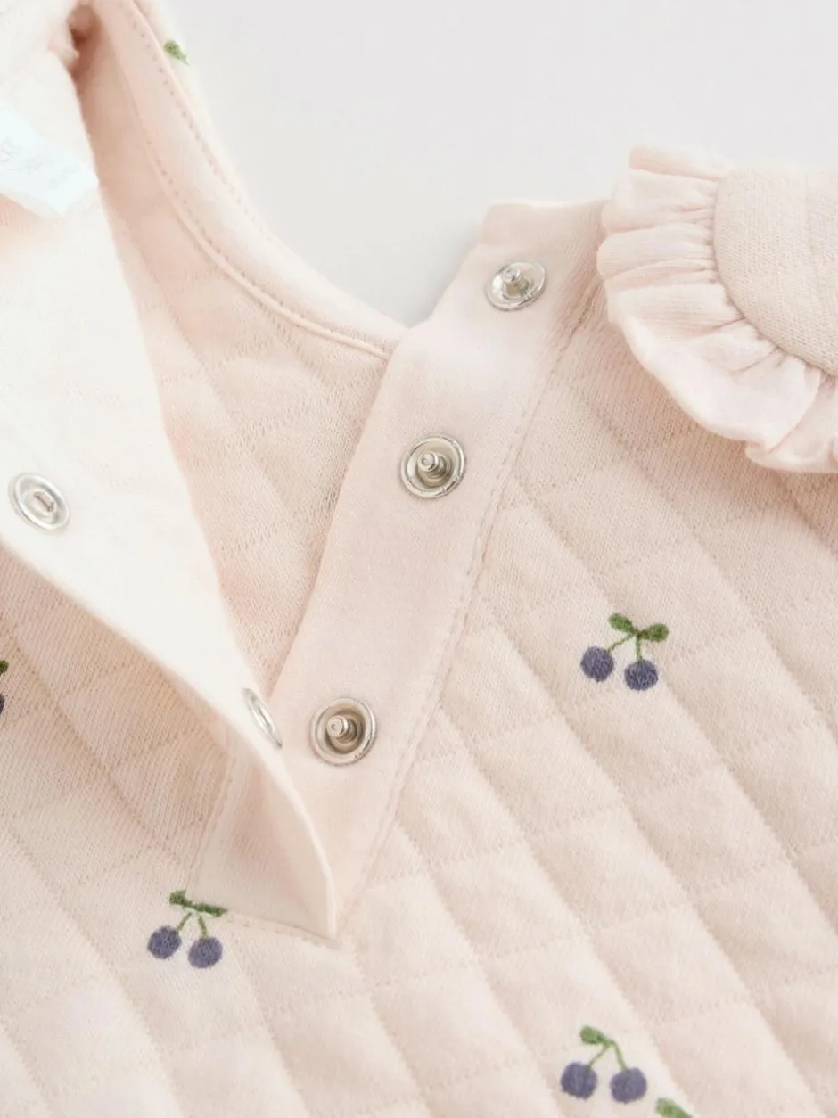 Next Ecru Baby Quilted Sweatshirt and Trousers Set 2 Piece (0mths-2yrs) Hot