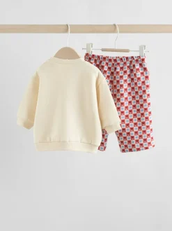 Next Ecru Baby Sweatshirt and Trousers Set 2 Piece (0mths-2yrs) Discount