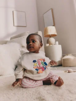 Next Baby Sweatshirt and Leggings 2 Piece Set (0mths-2yrs) Ecru Discount
