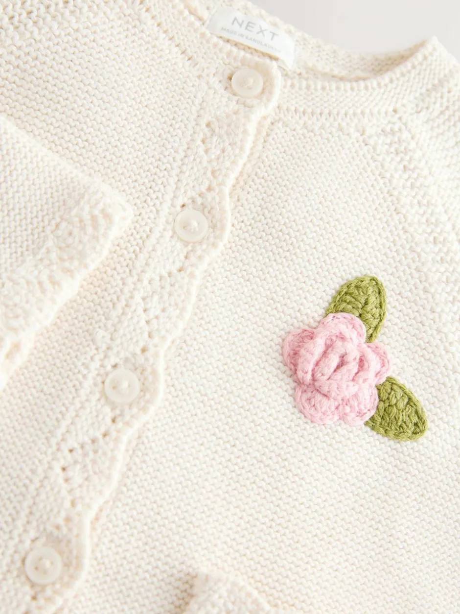 Next Ecru Flower Girl Occasion Cardigan (3mths-7yrs) Best