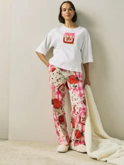 Next Ecru Jam Short Sleeve Pyjamas Sale