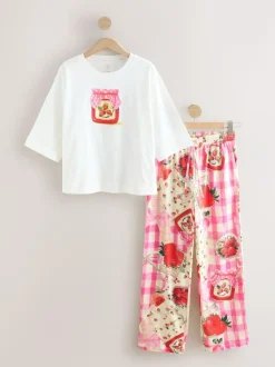 Next Ecru Jam Short Sleeve Pyjamas Sale