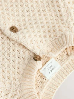 Next Embroidered Cardigan (0mths-2yrs) Ecru Knitted Best