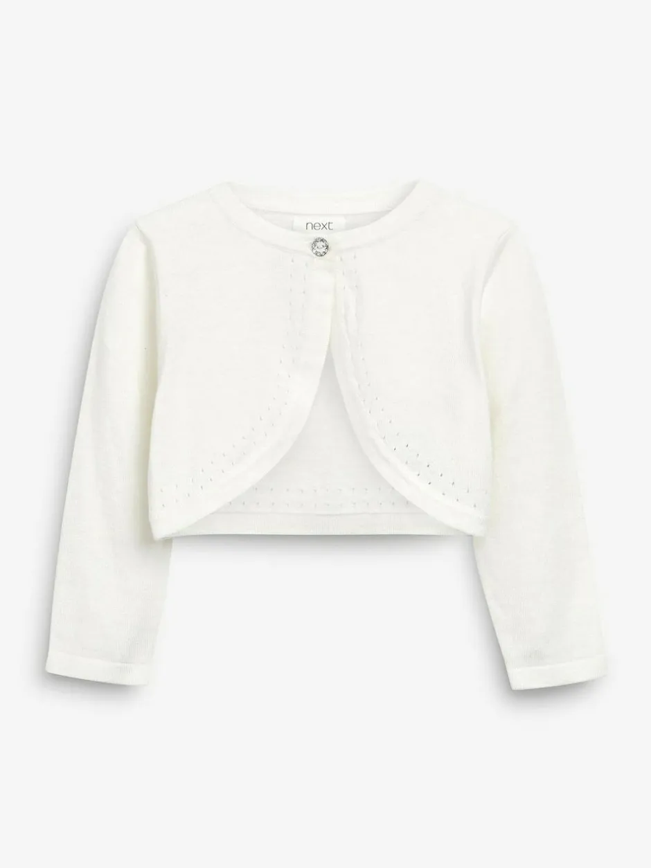 Next Occasion Shrug Cardigan (3mths-16yrs) Ecru Outlet