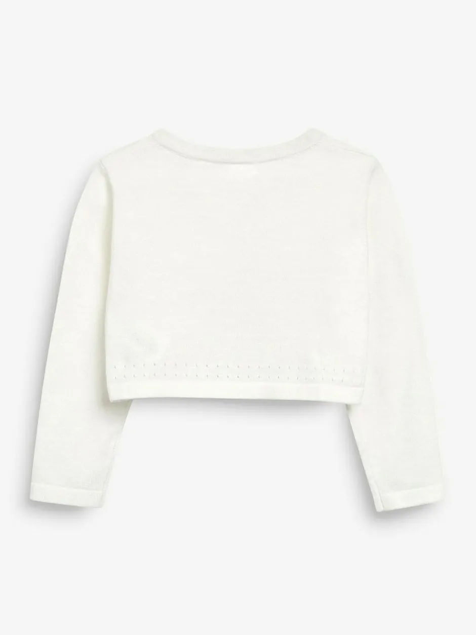 Next Occasion Shrug Cardigan (3mths-16yrs) Ecru Outlet