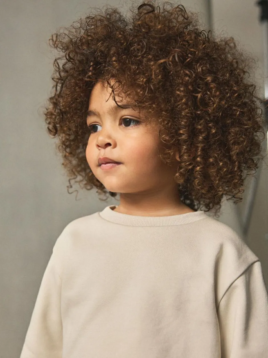 Next Ecru Off White Plain Sweatshirt And Joggers Set (3mths-7yrs) Sale