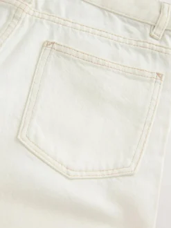 Next Regular Fit Authentic Denim Jeans (3-16yrs) Ecru Clearance