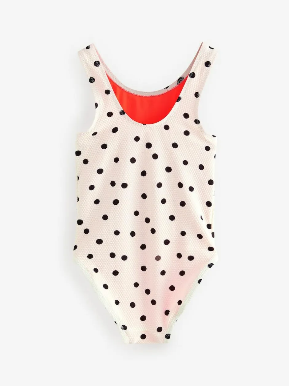 Next Swimsuit (3mths-10yrs) Ecru Spot Rainbow Best
