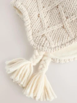 Next Ecru Trapper Hat (3mths-13yrs) Outlet