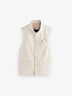 Next Eid Waistcoat (3mths-16yrs) Ecru White Discount