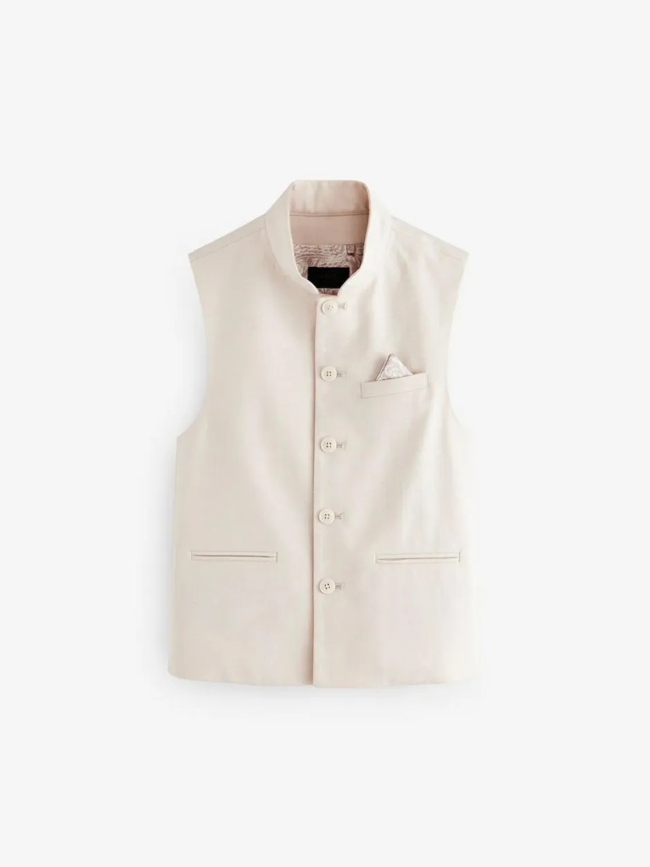 Next Eid Waistcoat (3mths-16yrs) Ecru White Discount
