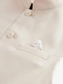 Next Eid Waistcoat (3mths-16yrs) Ecru White Discount