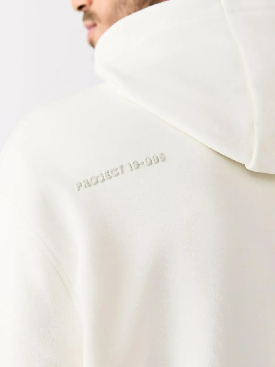 Next Ecru White Graphic Print Hoodie Sale