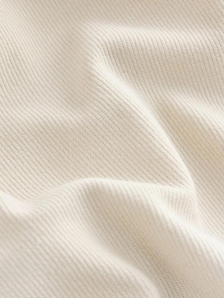 Next Ecru White Jersey Twill Popper Shacket Best