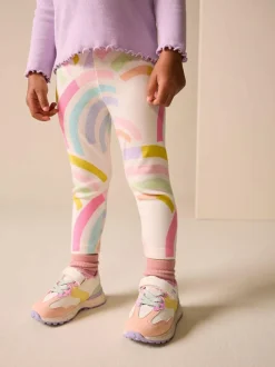 Next Ribbed Leggings (3mths-7yrs) Ecru White Outlet