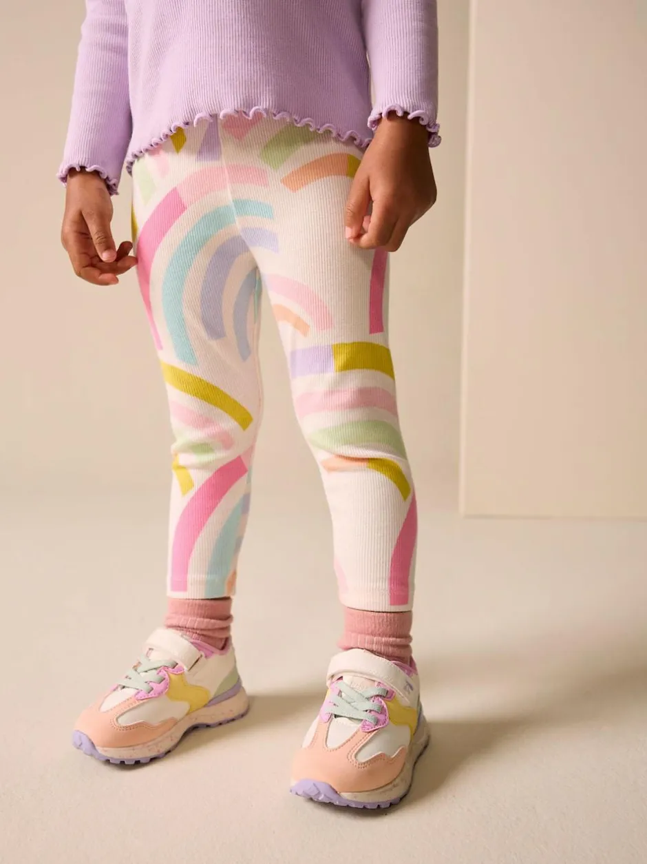 Next Ribbed Leggings (3mths-7yrs) Ecru White Outlet