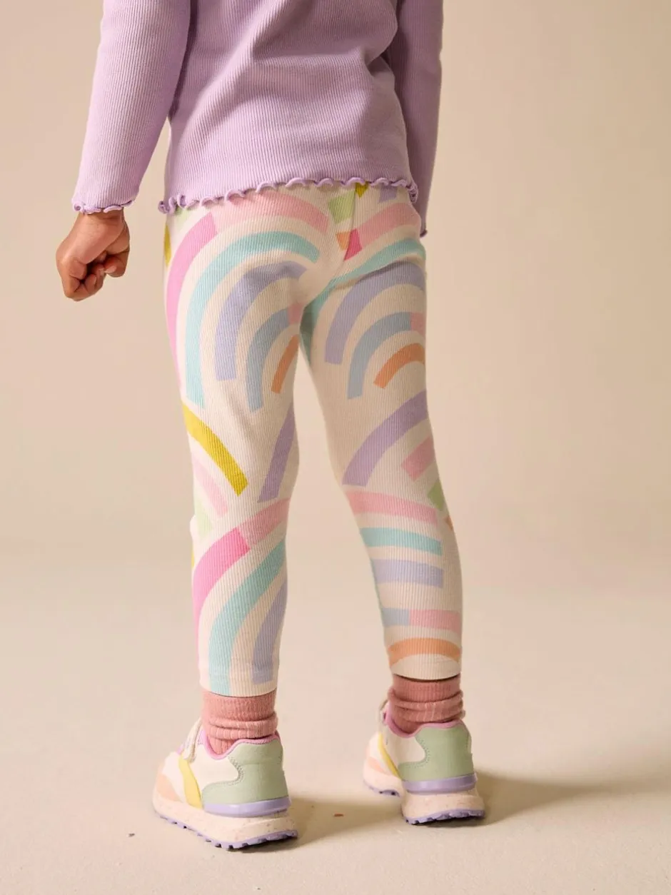 Next Ribbed Leggings (3mths-7yrs) Ecru White Outlet