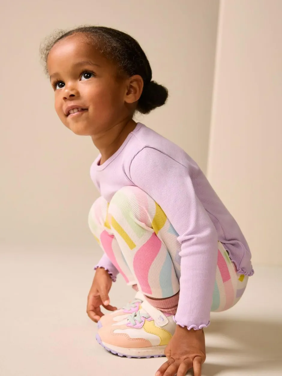 Next Ribbed Leggings (3mths-7yrs) Ecru White Outlet