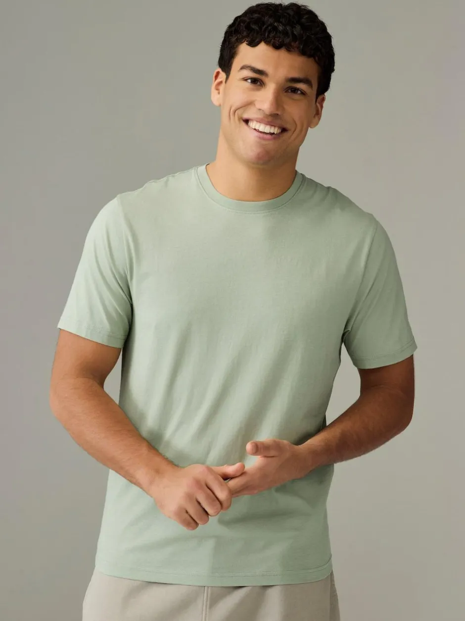 Next Ecru/Blue/Green/Neutral Mushroom/Grey/Stone Regular Fit Essential Cotton T-Shirts 6 Pack Best